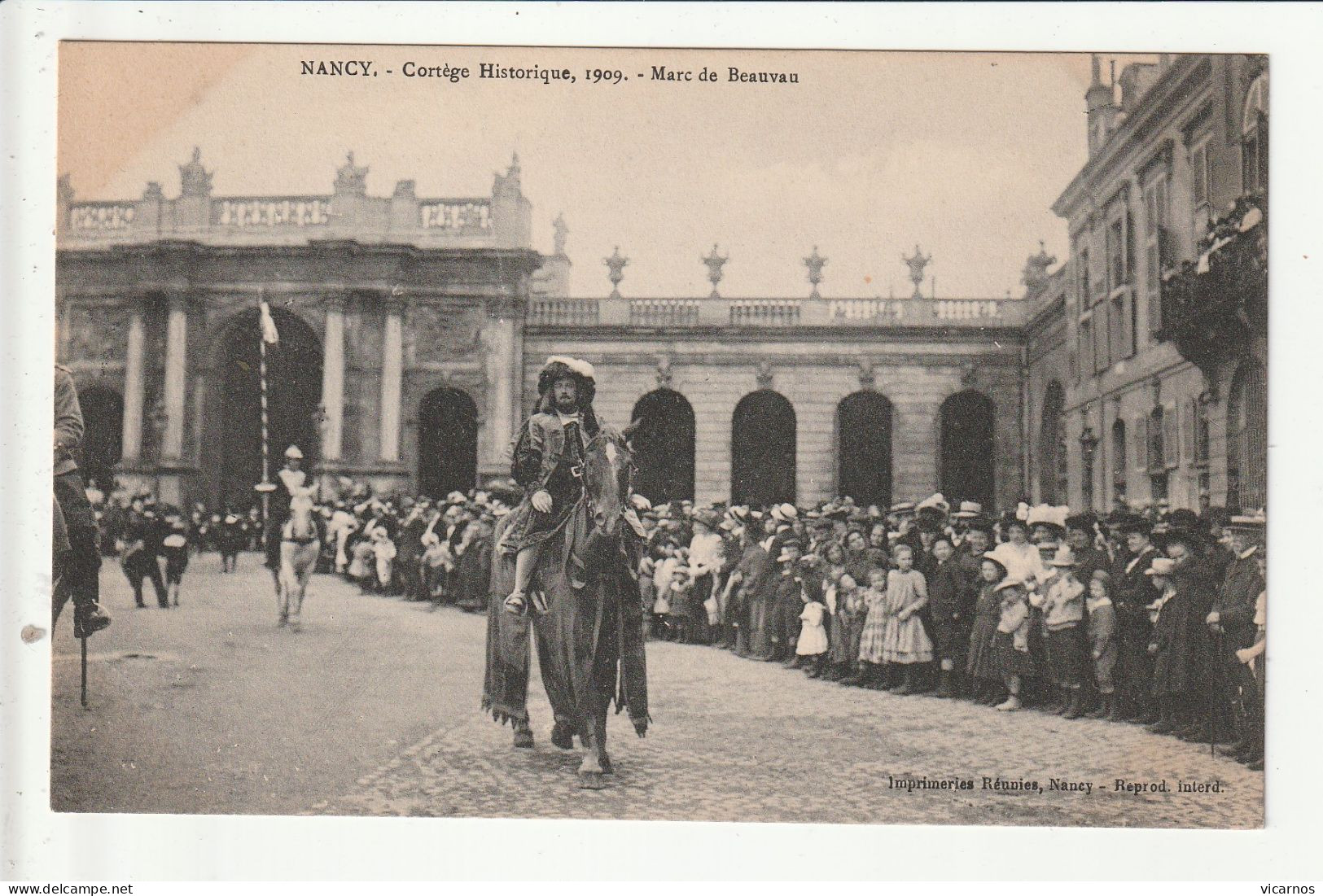 CP 54 NANCY Cortege Historique 1909 Serie De 16 Cartes - 5 - 99 Cartoline