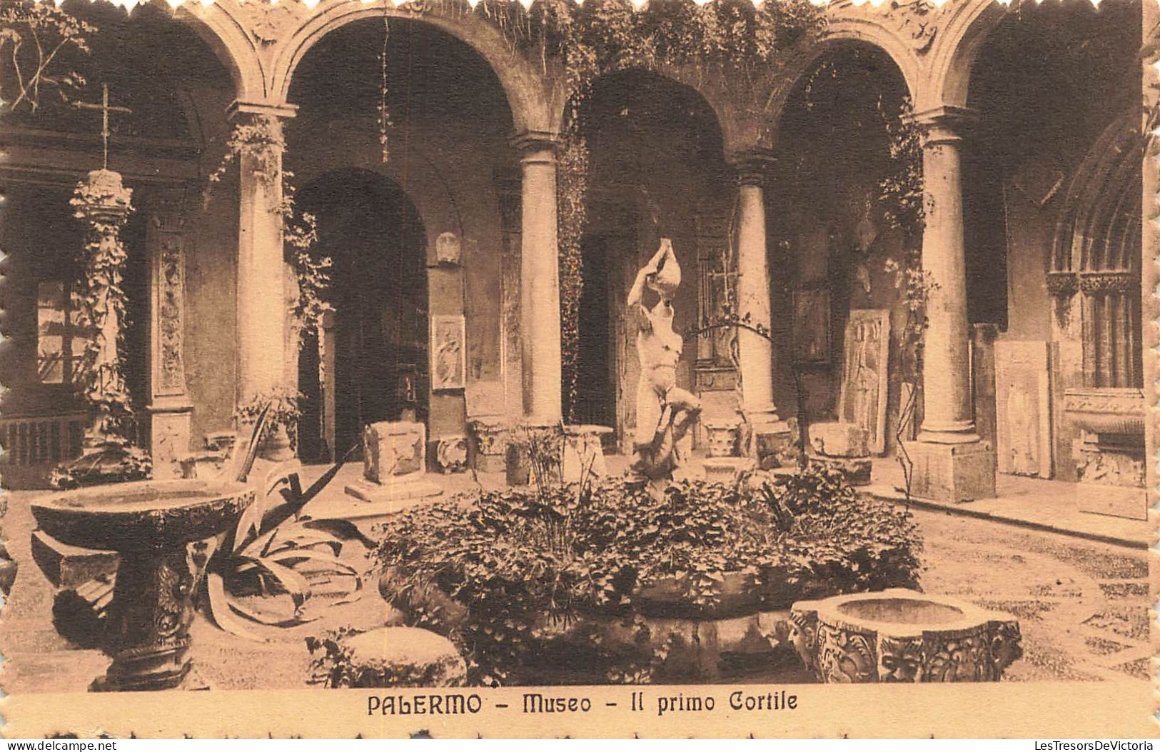 ITALIE - Palermo - Museo - Il Primo Cortile - Carte Postale - Palermo