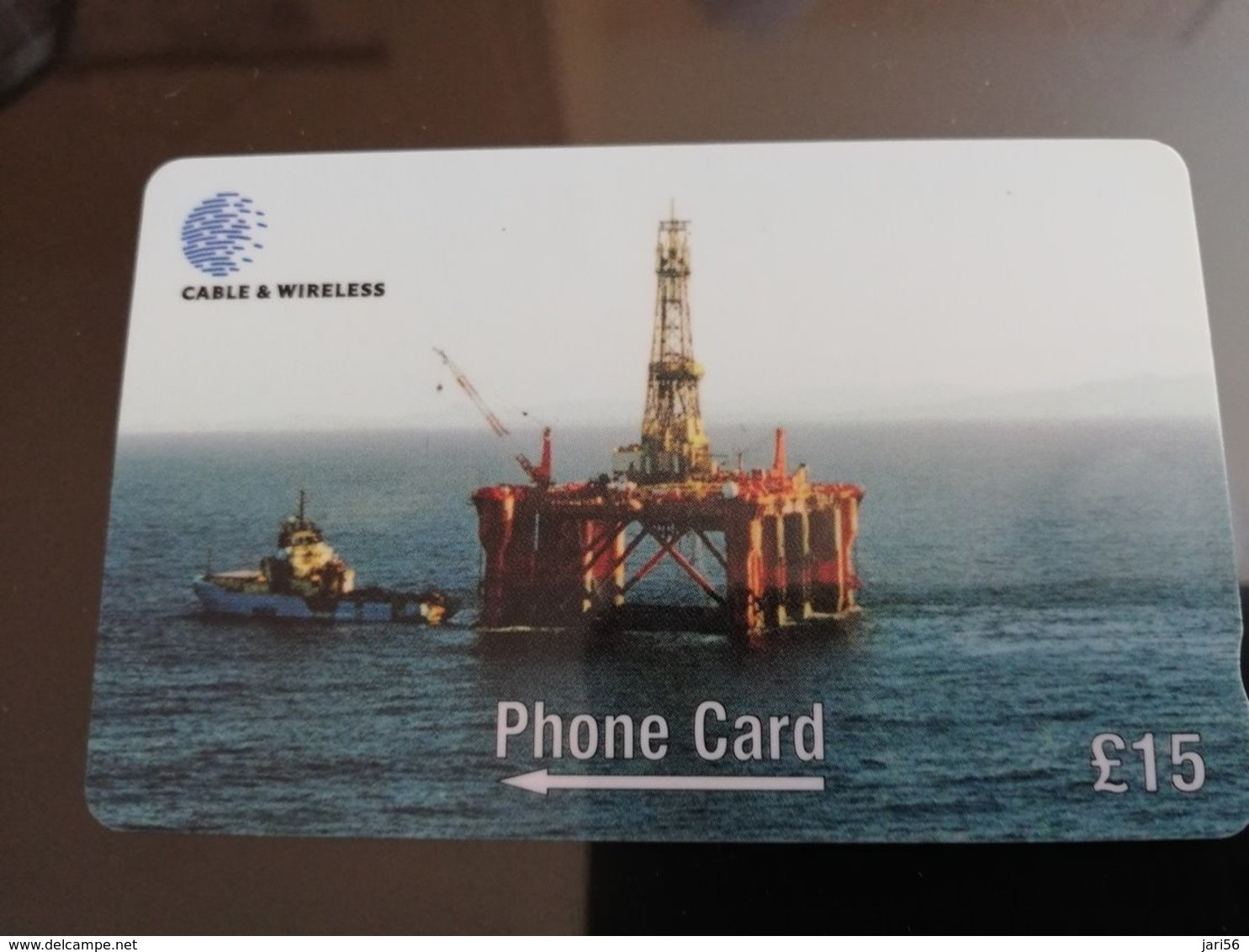 FALKLAND ISLANDS   10 Pound  OIL PLATFORM   Serie 269CFKA New  Logo C&W **157** - Falkland