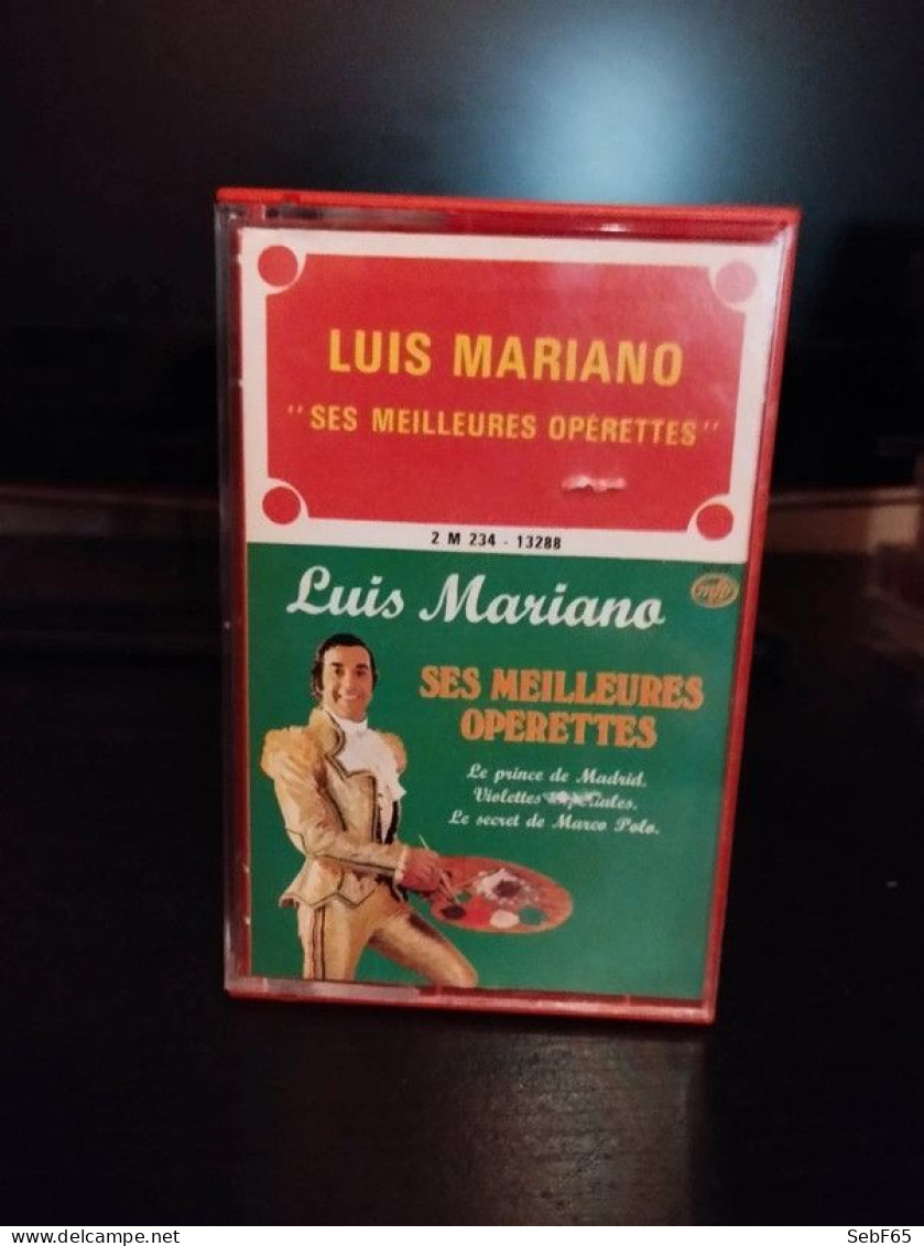 Cassette Audio Luis Mariano - Ses Meilleures Opérettes - Audiocassette