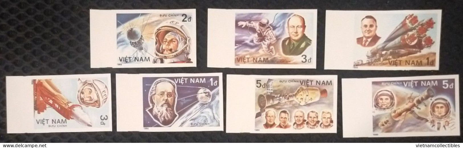 Vietnam Viet Nam MNH Imperf Stamps 1987 : 25th Anniversary Of 1st Manned Space Flight / Gagarin (Ms515) - Viêt-Nam