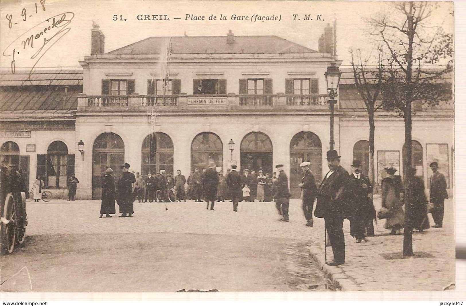 60 - Creil (oise) - Place De La Gare - Creil