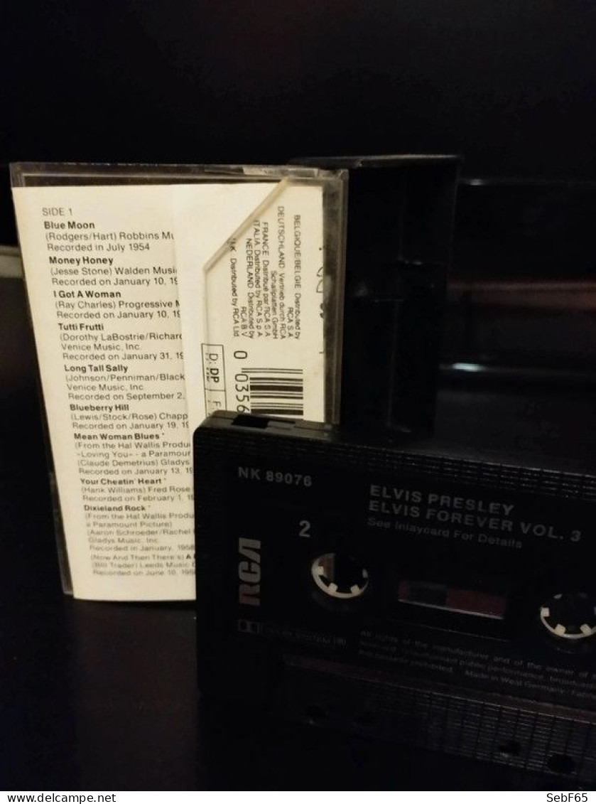 Cassette Audio Elvis - Forever Volume 3 (1982) - Audio Tapes