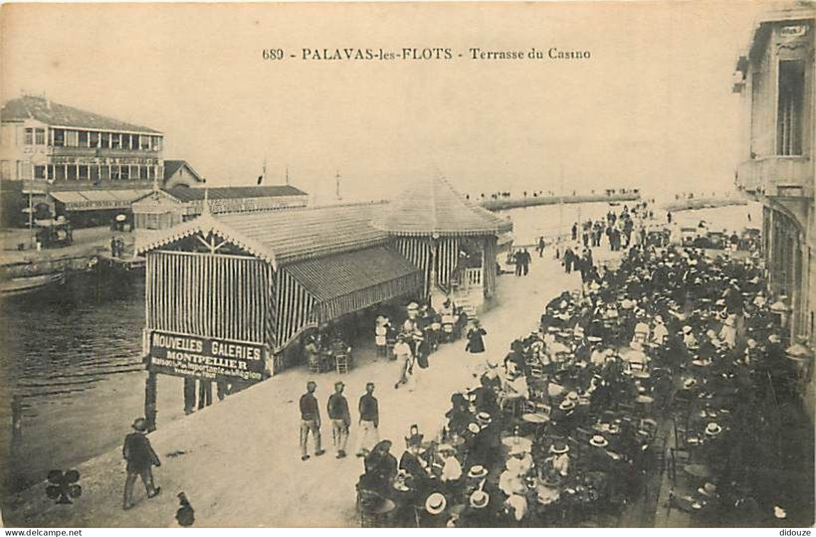 34 - Palavas Les Flots - Terrasse Du Casino - Animée - Carte Neuve - CPA - Voir Scans Recto-Verso - Palavas Les Flots