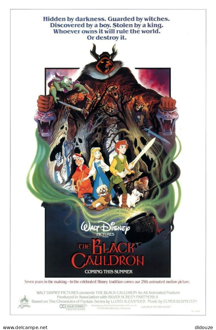 Cinema - The Black Cauldron - Walt Disney - Dessin Animé - Affiche De Film - CPM - Carte Neuve - Voir Scans Recto-Verso - Posters On Cards