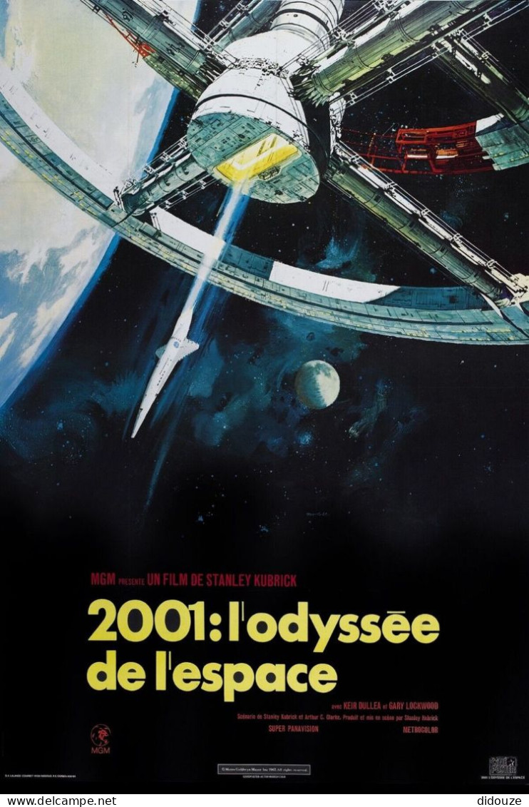 Cinema - 2001 L'Odyssée De L'Espace - Illustration Vintage - Affiche De Film - CPM - Carte Neuve - Voir Scans Recto-Vers - Posters On Cards