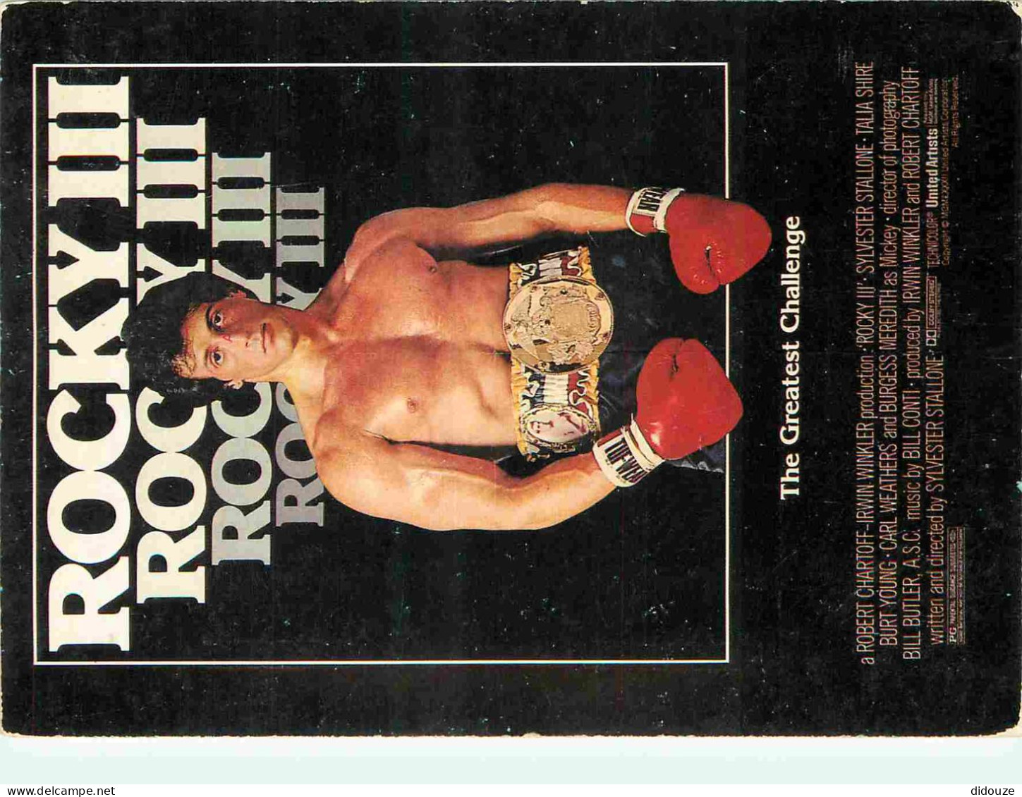 Cinema - Affiche De Film - Rocky III - Sylvester Stallone - CPM - Voir Scans Recto-Verso - Plakate Auf Karten