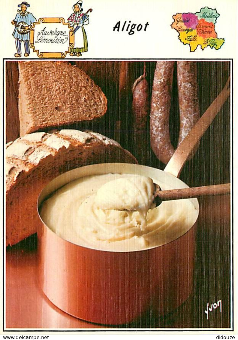 Recettes De Cuisine - Aligot - Carte Neuve - Gastronomie - CPM - Voir Scans Recto-Verso - Recipes (cooking)