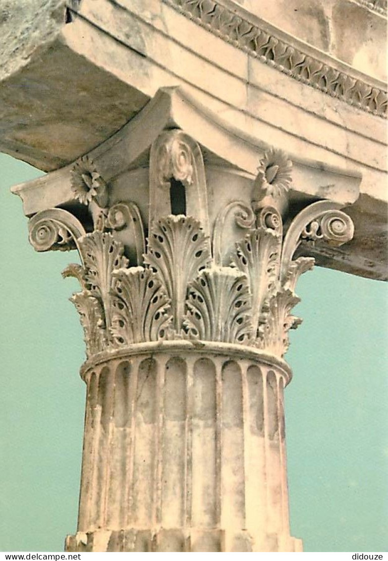 Grèce - Epidaure - Epídauros - Chapiteau Corinthien - Antiquité - Carte Neuve - CPM - Voir Scans Recto-Verso - Grèce