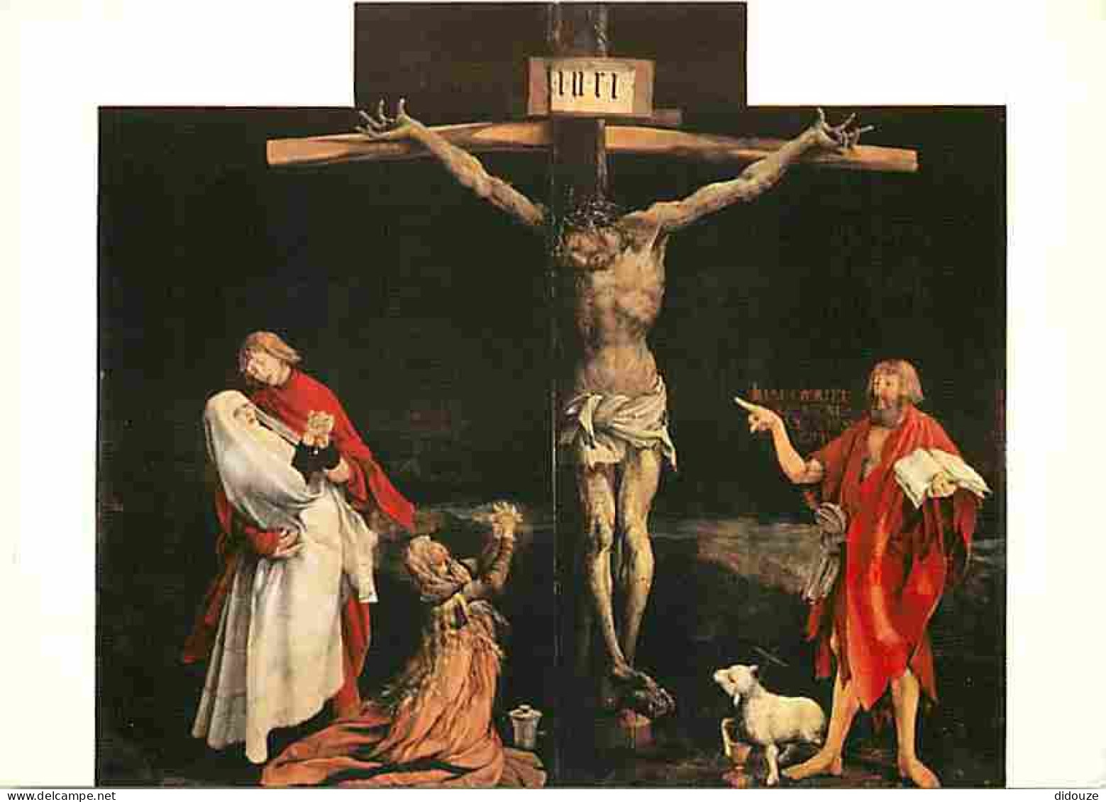 Art - Peinture Religieuse - Mathias Neithart Dit Grunewald - Rétable D'Issenheim - La Crucifixion - Panneau Central - Co - Tableaux, Vitraux Et Statues