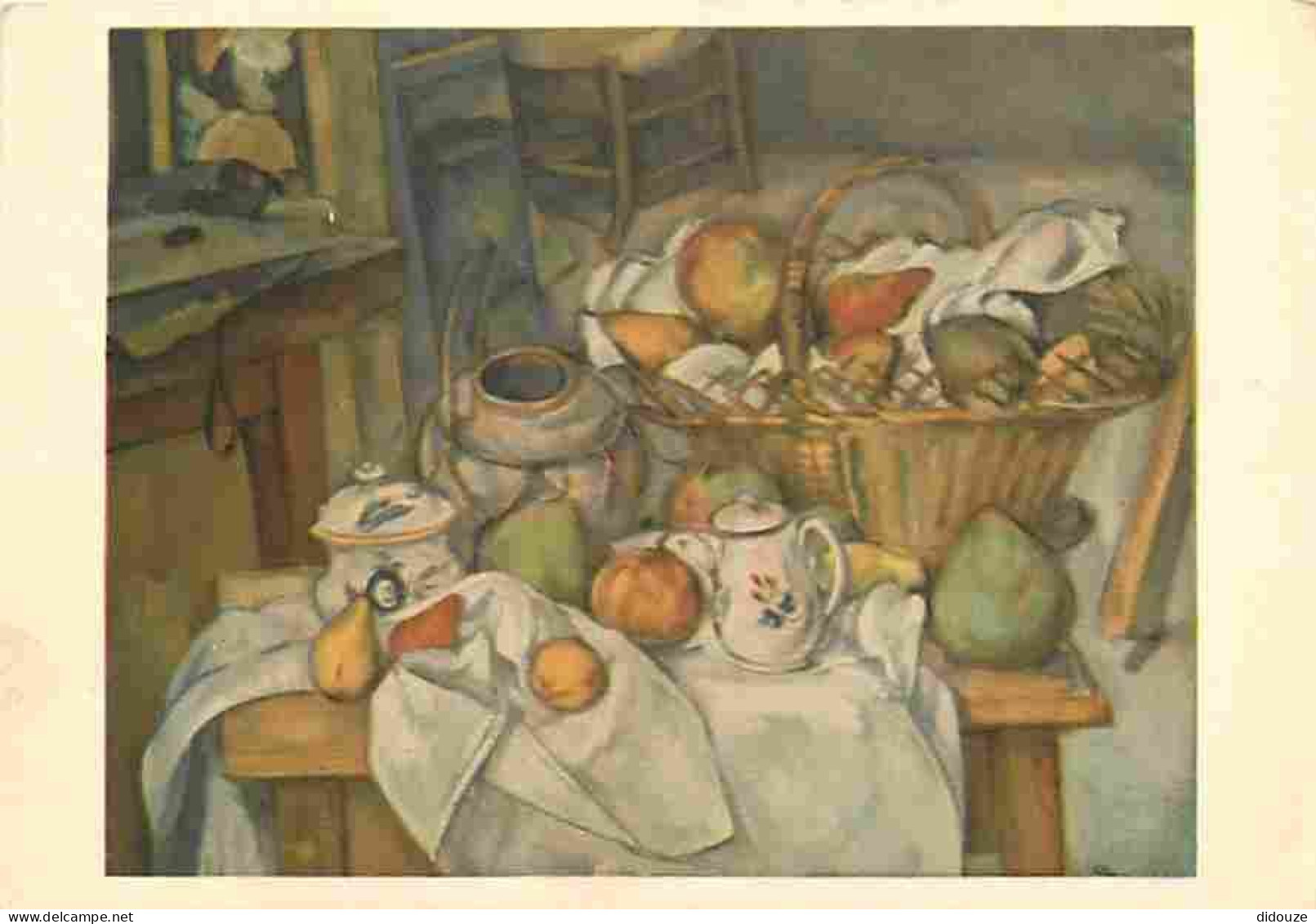 Art - Peinture - Paul Cézanne - La Table De Cuisine - CPM - Voir Scans Recto-Verso - Paintings