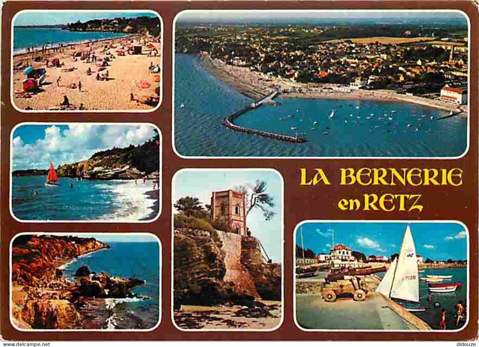 44 - La Bernerie En Retz - Multivues - Voile - Plage - CPM - Voir Scans Recto-Verso - La Bernerie-en-Retz