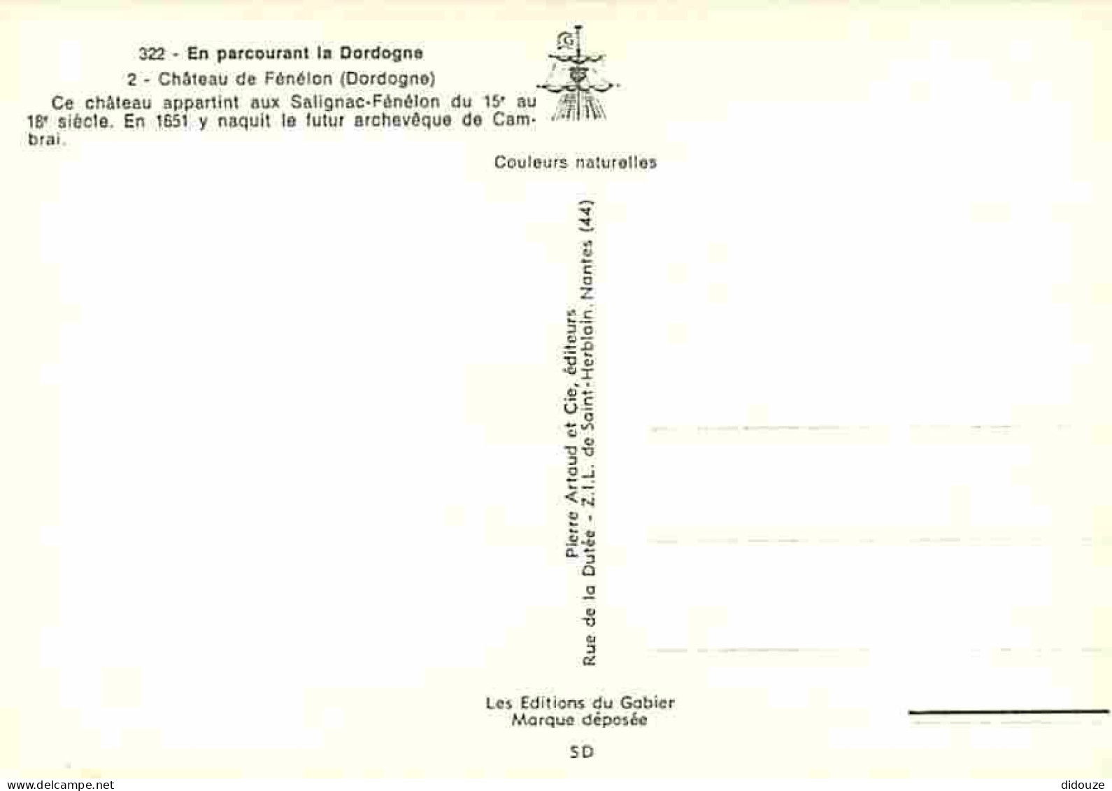 24 - Sainte Mondane - Le Château De Fénelon - CPM - Voir Scans Recto-Verso - Other & Unclassified