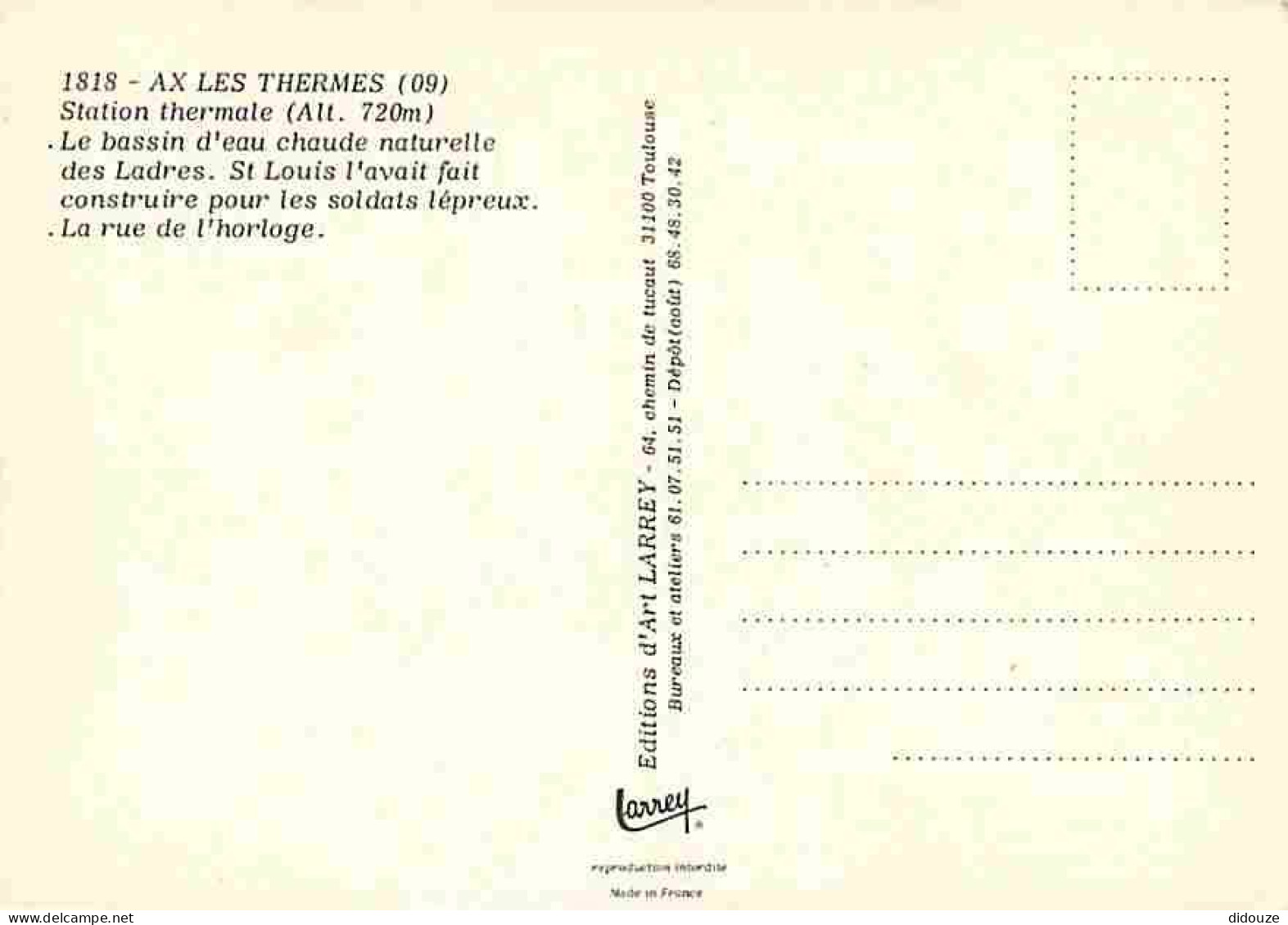 09 - Ax Les Thermes - Multivues - Automobiles - Commerces - Carte Neuve - CPM - Voir Scans Recto-Verso - Ax Les Thermes