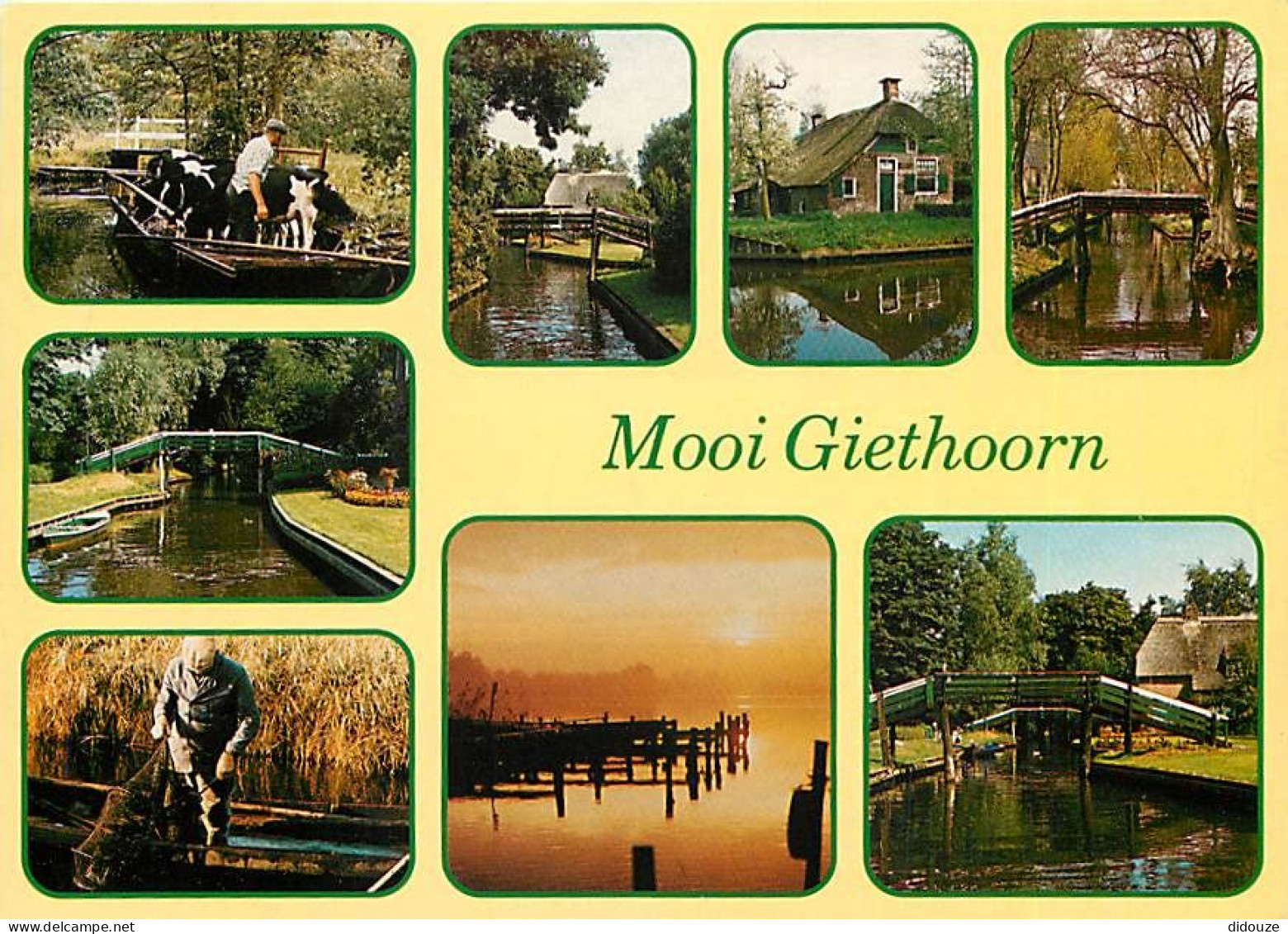 Pays-Bas - Nederland - Giethoorn - Multivues - CPM - Voir Scans Recto-Verso - Giethoorn