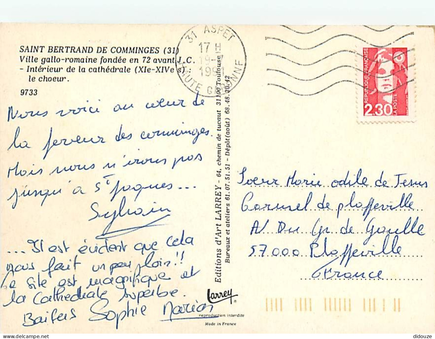 31 - Saint Bertrand De Comminges - CPM - Voir Scans Recto-Verso - Saint Bertrand De Comminges