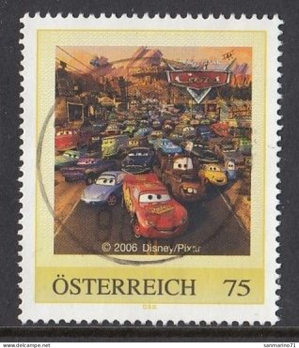 AUSTRIA 75,personal,used,hinged,cars - Timbres Personnalisés