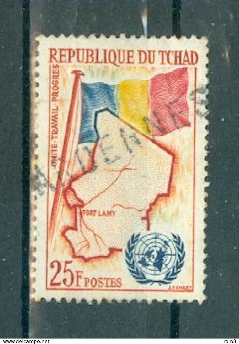 TCHAD - N°64 Oblitéré. -  Admission Du Tchad Aux Nations Unies. - Usati