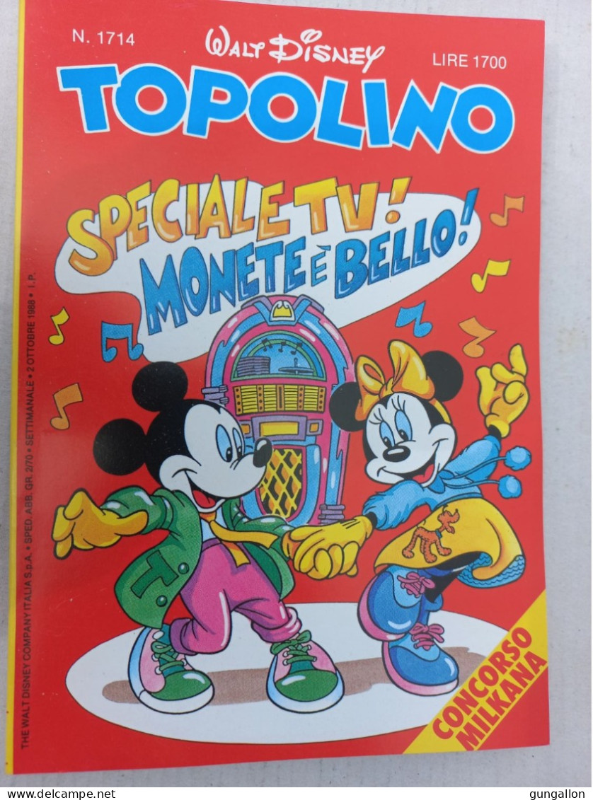 Topolino (Mondadori 1988) N. 1714 - Disney