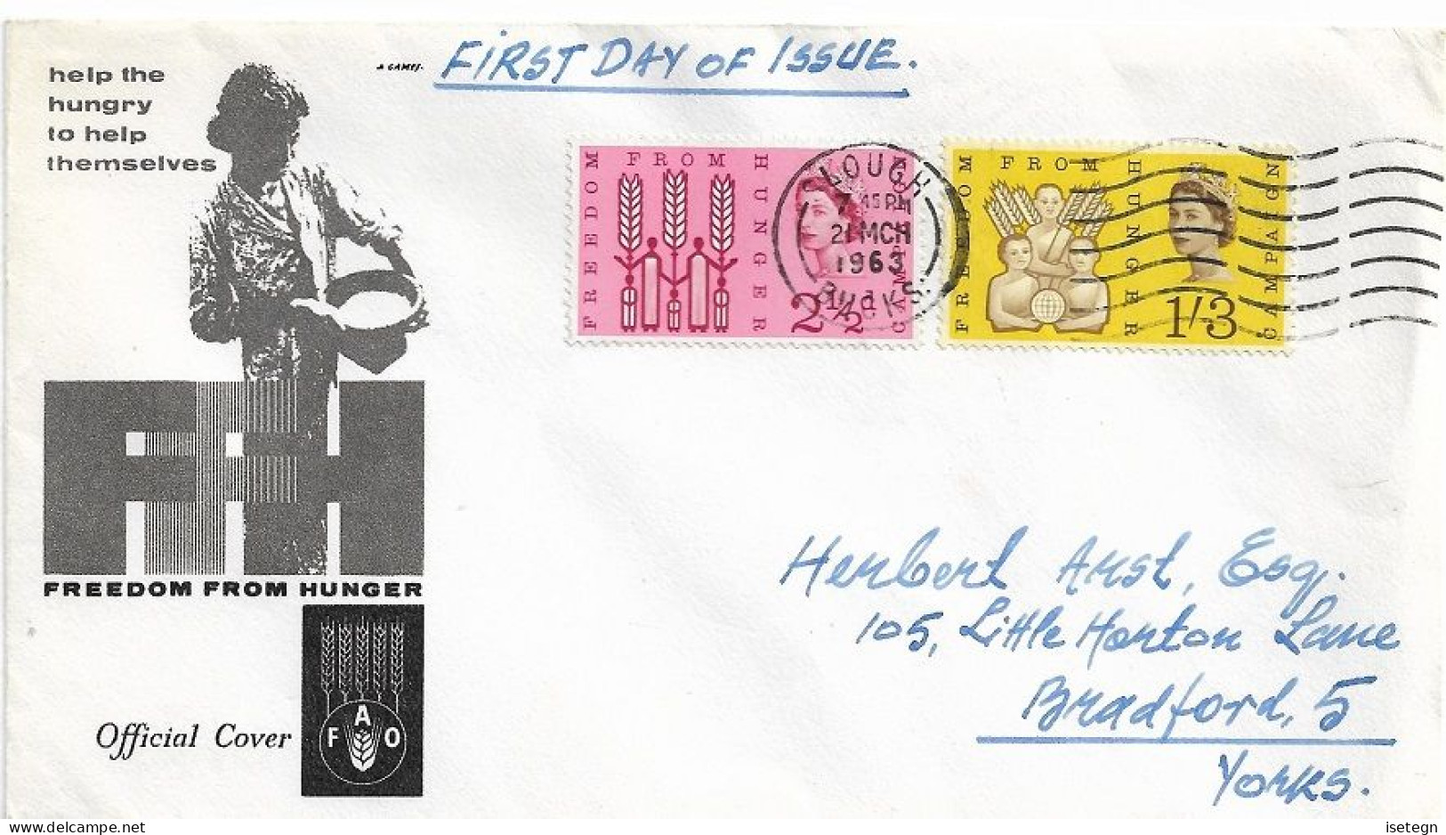 FDC 1963 - 1952-1971 Pre-Decimale Uitgaves