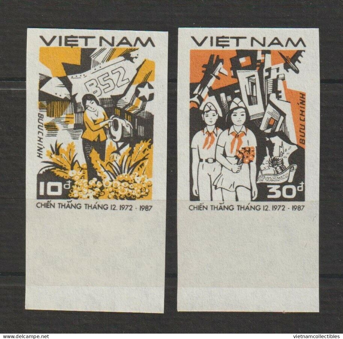 Vietnam Viet Nam MNH Imperf Stamps 1987 : Vicotories In December '72 (Ms530) - Viêt-Nam