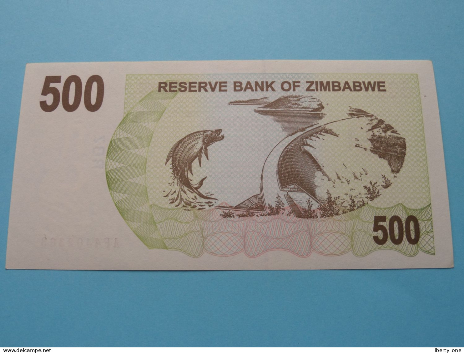 500 - Five Hundred Dollars / Bearer Cheque - 2006 ( For Grade, Please See Photo ) UNC > ZIMBABWE ! - Zimbabwe