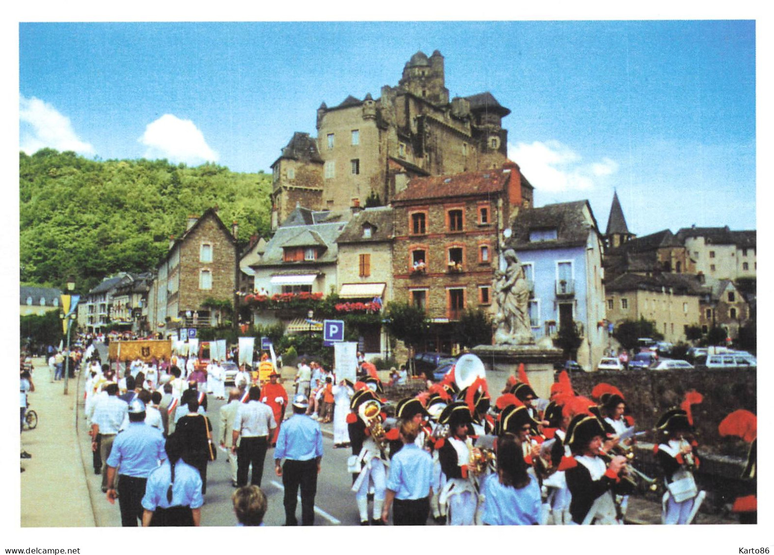 Estaing * 4 Cp * La Fête De La St Fleuret , Le 1er Dimanche De Juillet * Fête Religieuse Religion - Autres & Non Classés