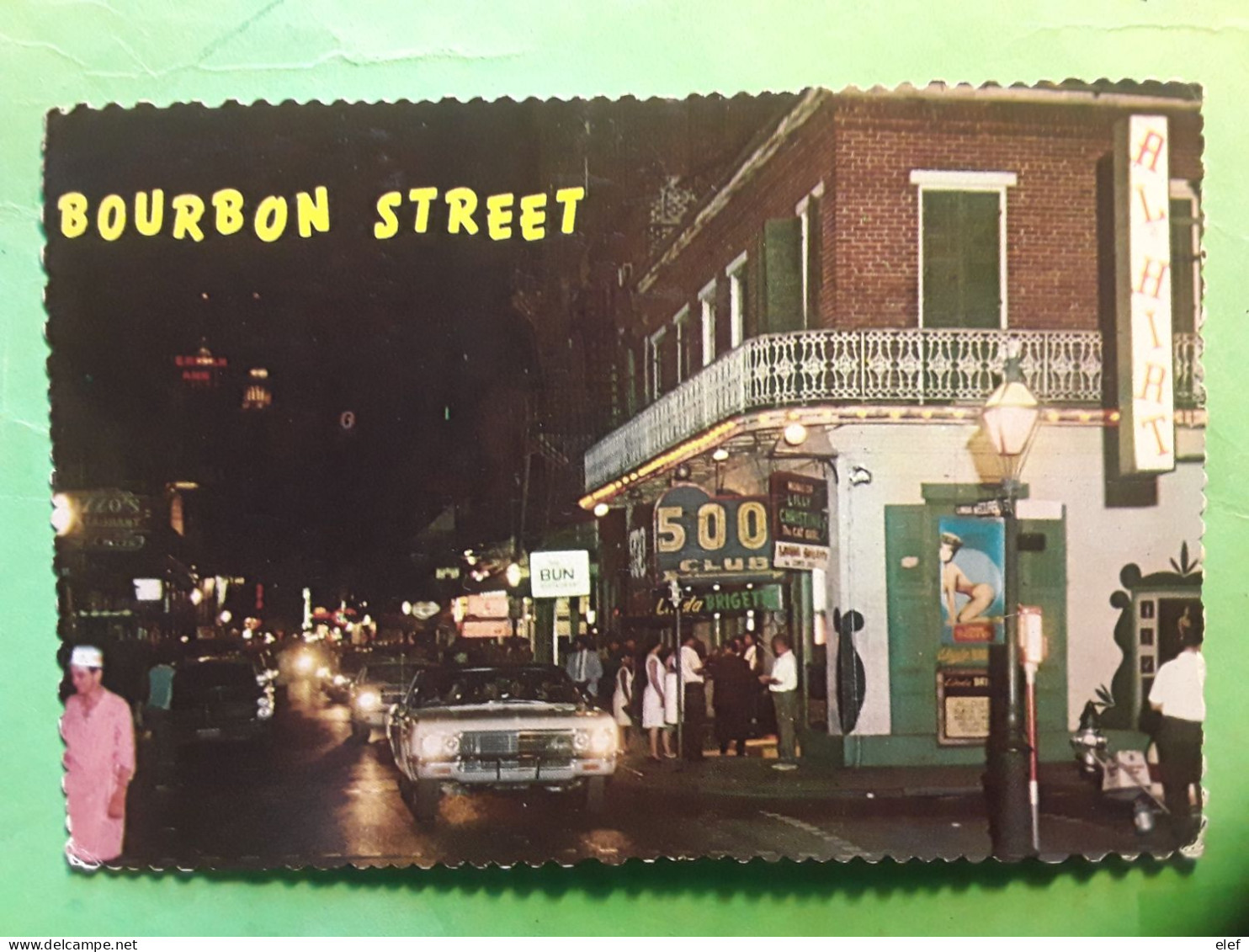 Bourbon Street NEW ORLEANS Louisiana USA , 500 ' S Club ,1976 , TB - New Orleans