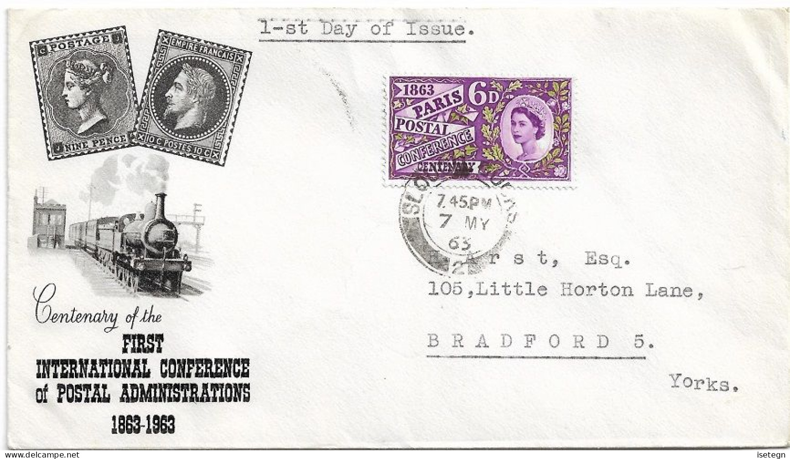 FDC 1963 - 1952-1971 Pre-Decimal Issues