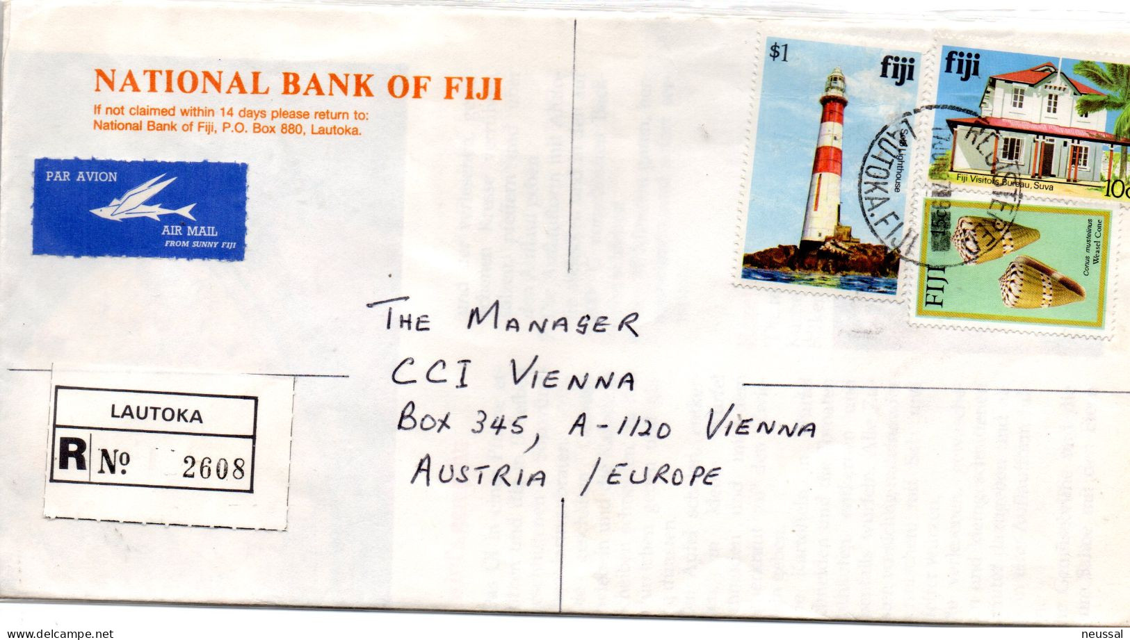 Carta De Fiji - Fidji (1970-...)