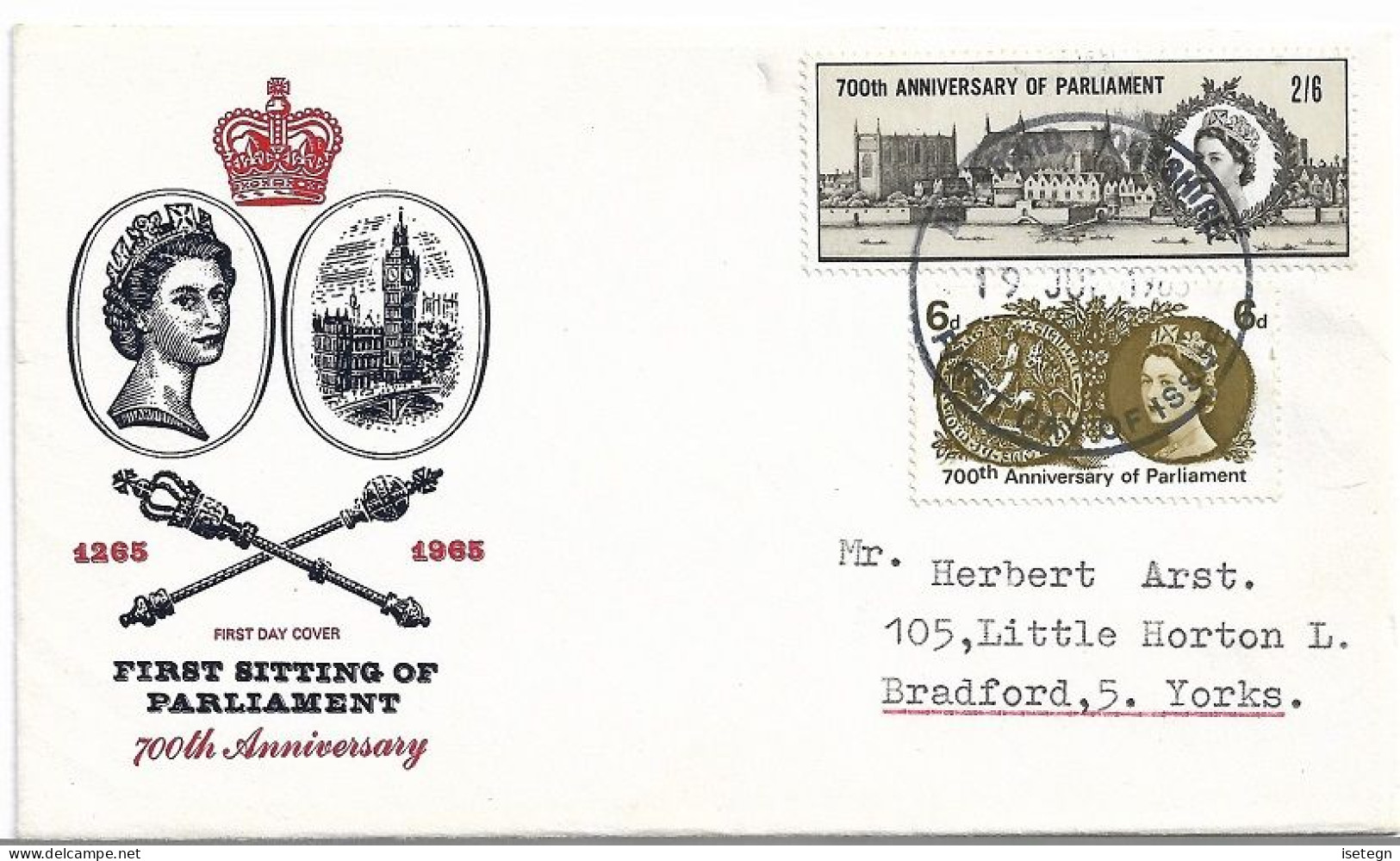 FDC 1965 - 1952-1971 Pre-Decimal Issues