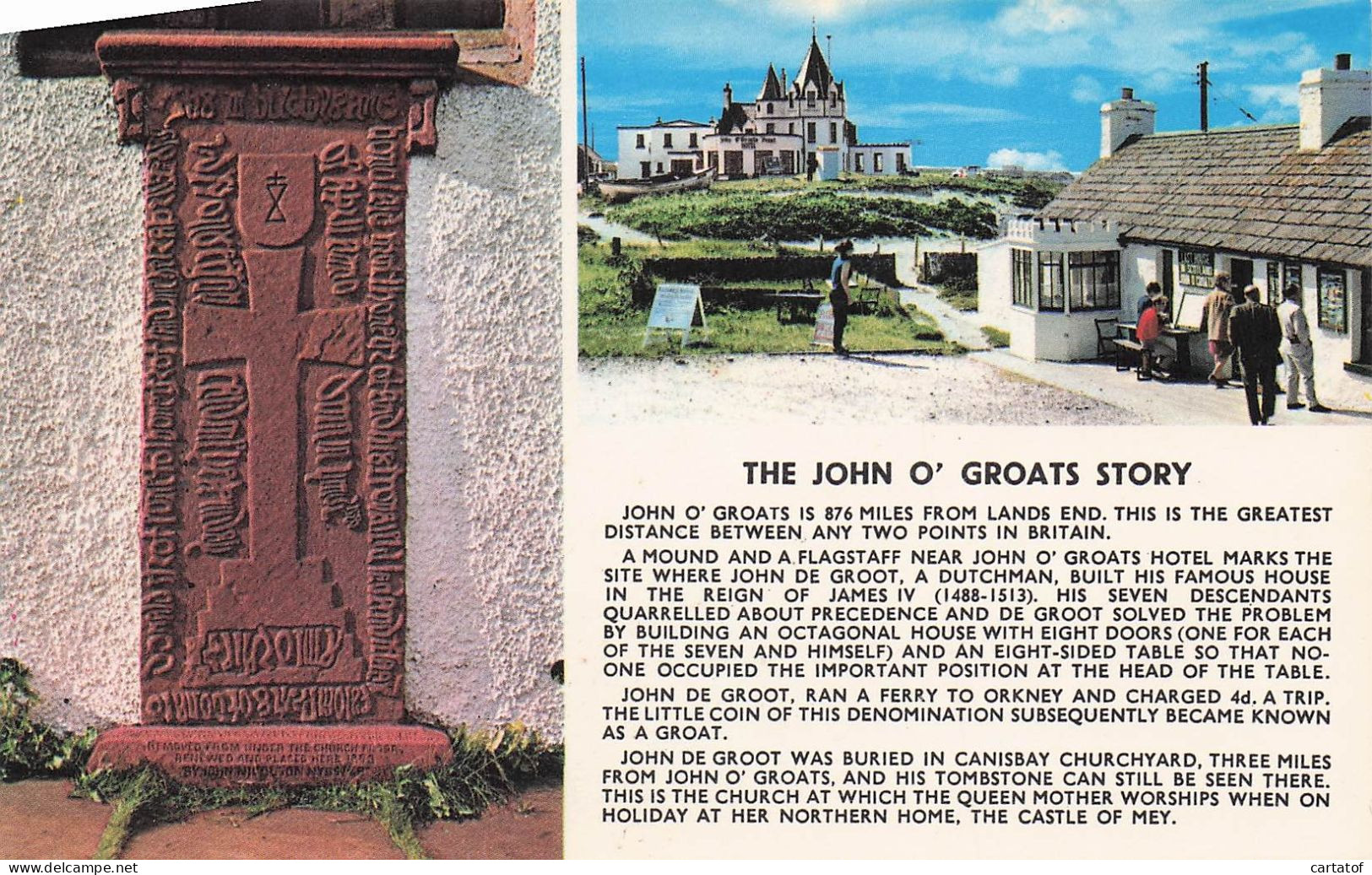 THE GRAVE OF JOHN DE GROOT AT CANISBAY CHURCH .  CAITHNESS - Andere & Zonder Classificatie