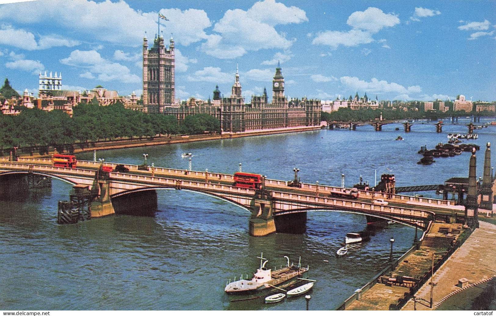 LAMBETH BRIDGE And HOUSES OF PARLIEMENT .  LONDON - Other & Unclassified