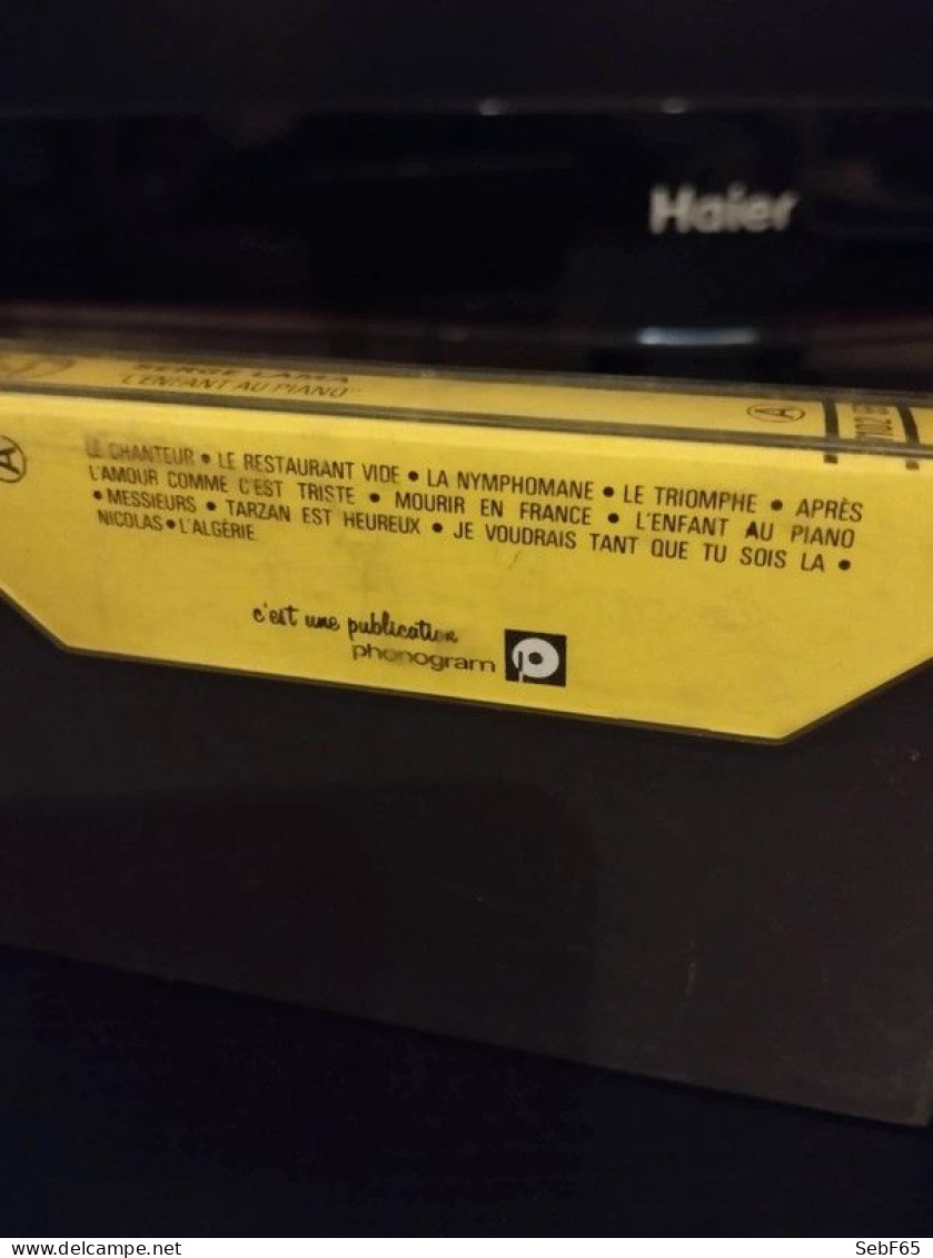 Cassette Audio Serge Lama - L'enfant Au Piano - Cassettes Audio