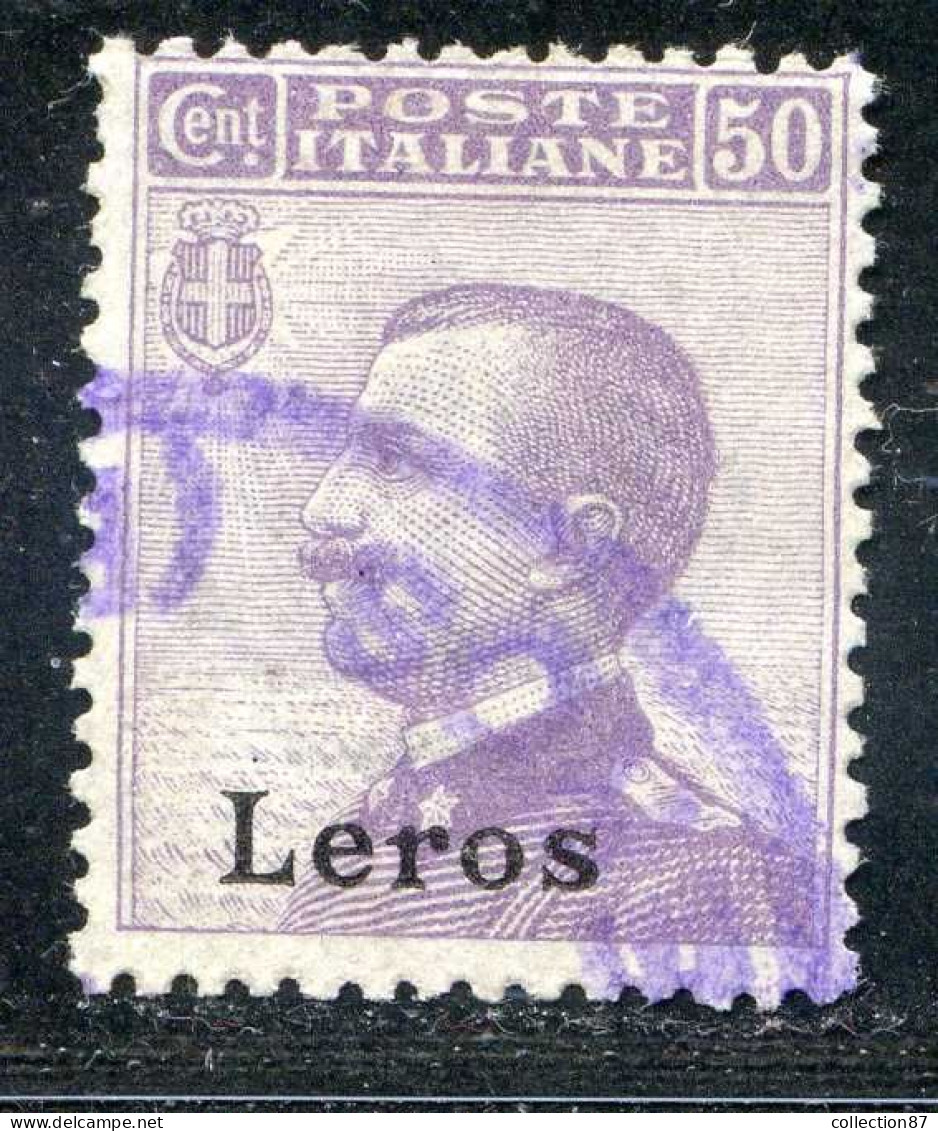 REF094 > ITALIE  LERO EGÉE < Yv N° 8 Ø Oblitéré Dos Visible -- Used Ø - Aegean (Lero)