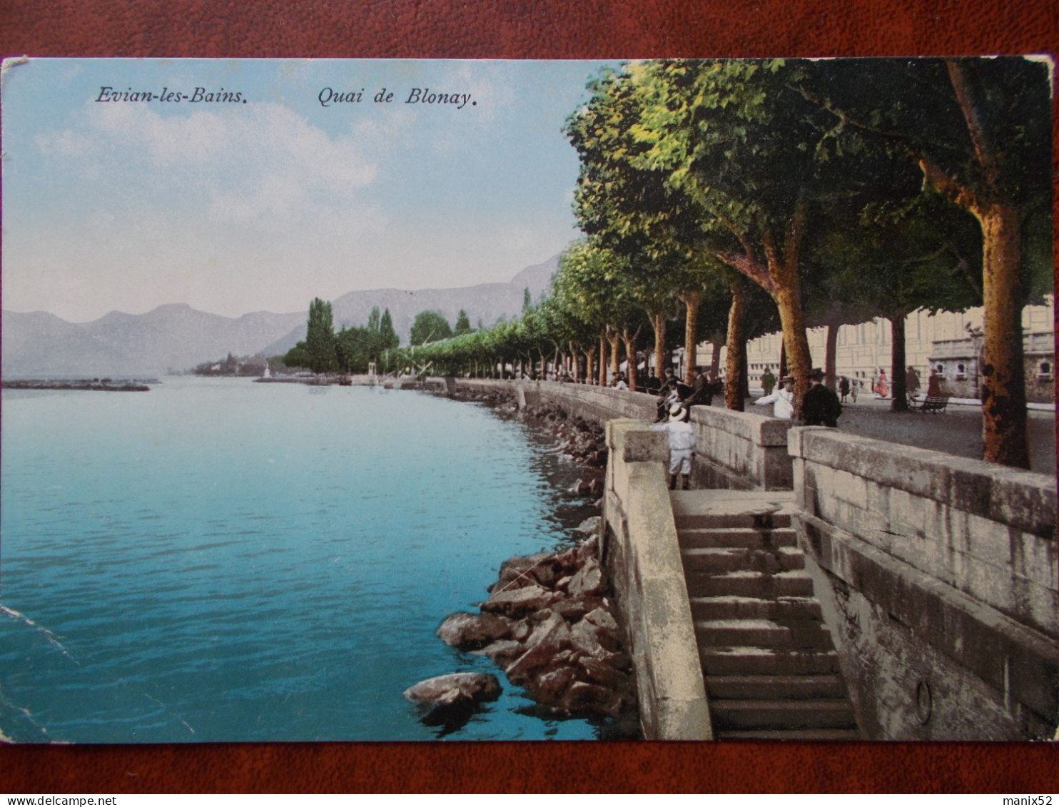 74 - ÉVIAN Les BAINS - Quai De Blonay. (enfant) - Evian-les-Bains