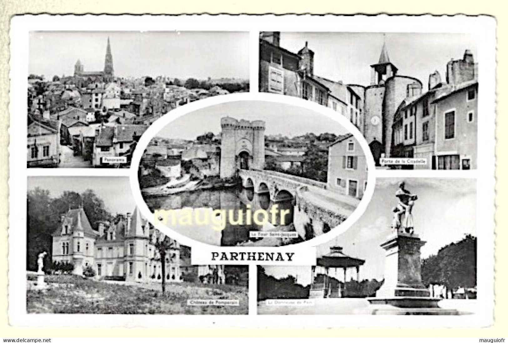 79 DEUX-SÈVRES / PARTHENAY /DIFFERENTS ASPECTS DE LA COMMUNE / CARTE MULTIVUES - Parthenay