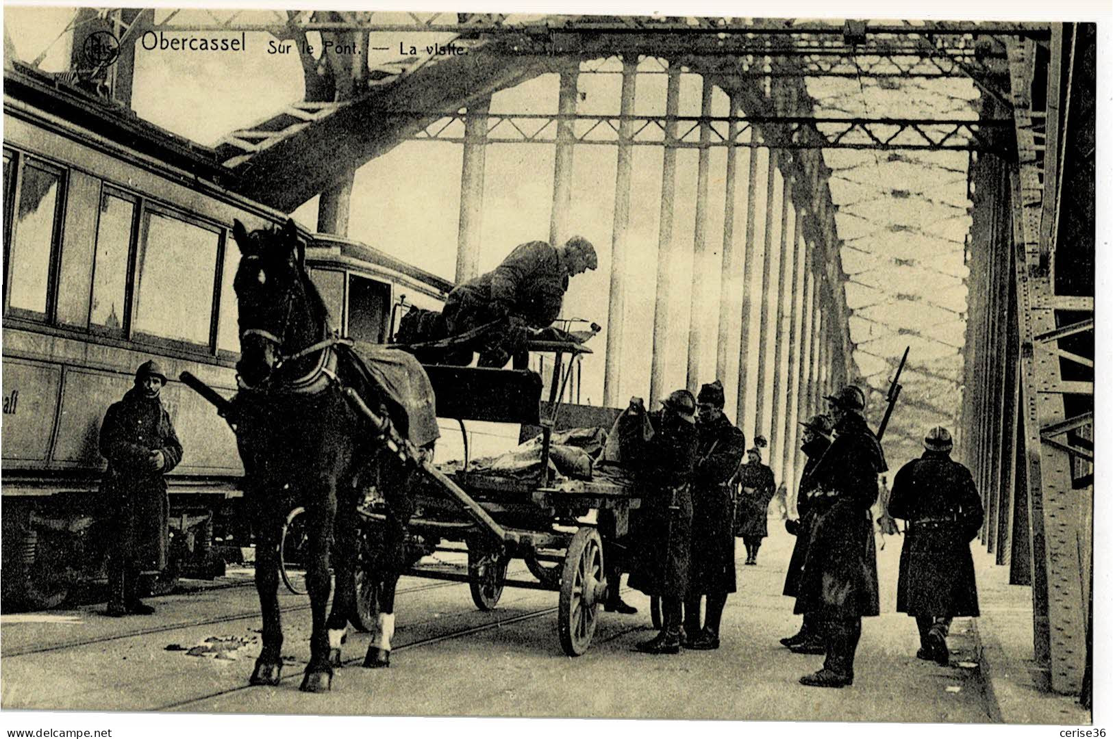 Obercassel Sur La Pont La Visite - War 1939-45