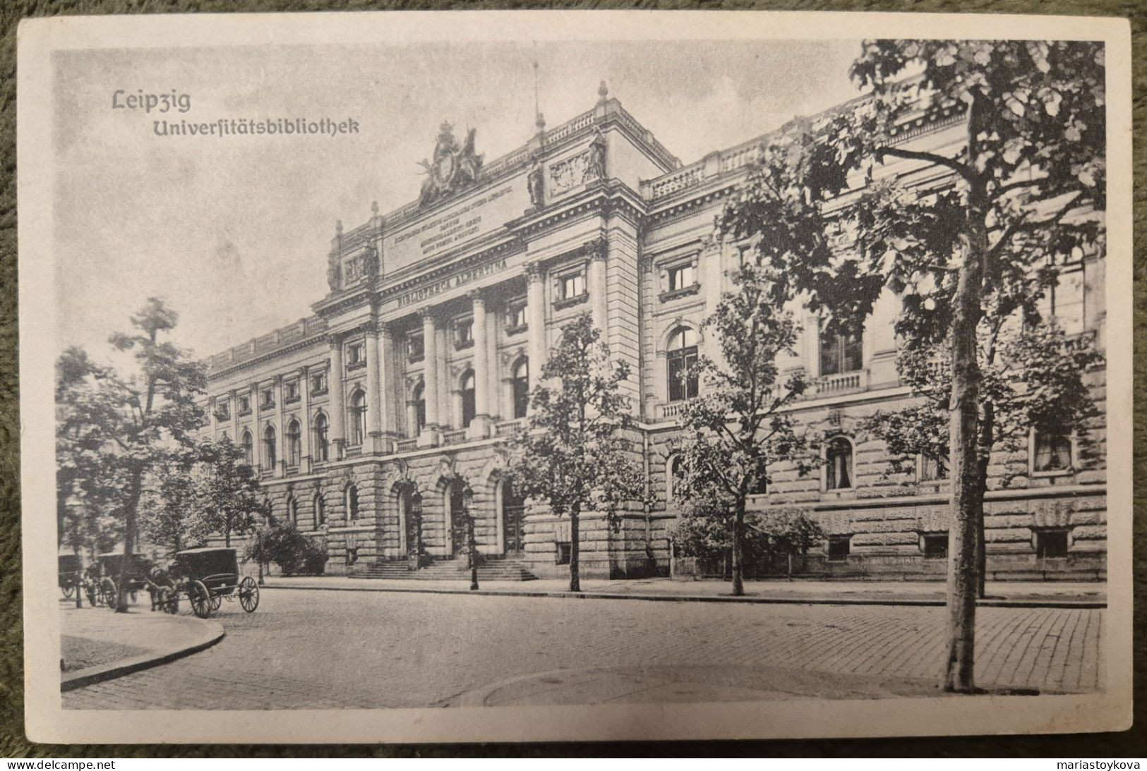 1916. Feldpost.Leipzig. Militärzensur Krakau.Universitätsbibliothek. - Leipzig