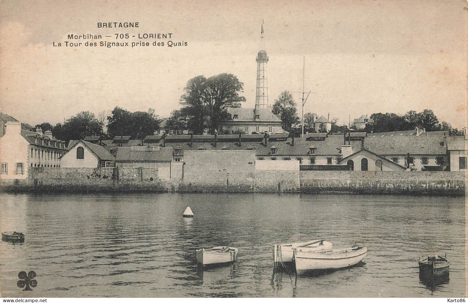 Lorient * La Tour Des Signaux Prise Des Quais - Lorient