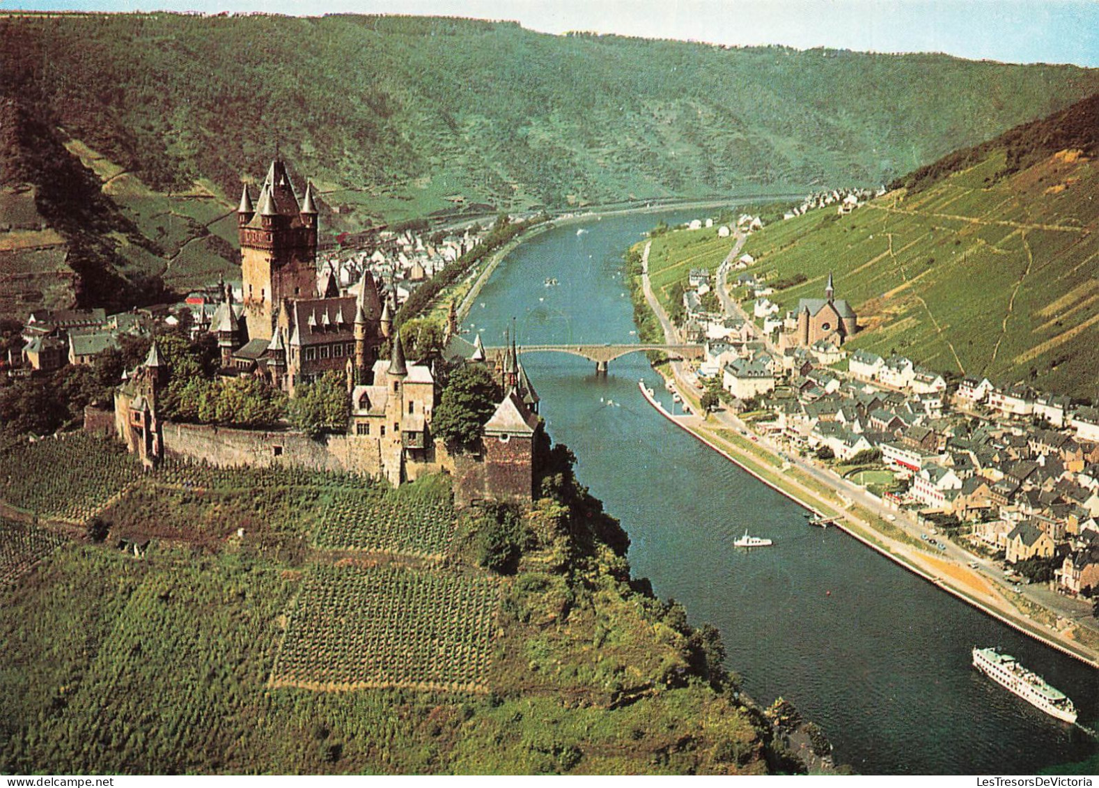 ALLEMAGNE - Cochem - Cochem An Der Mosel Mit Burg - Colorisé - Carte Postale - Cochem