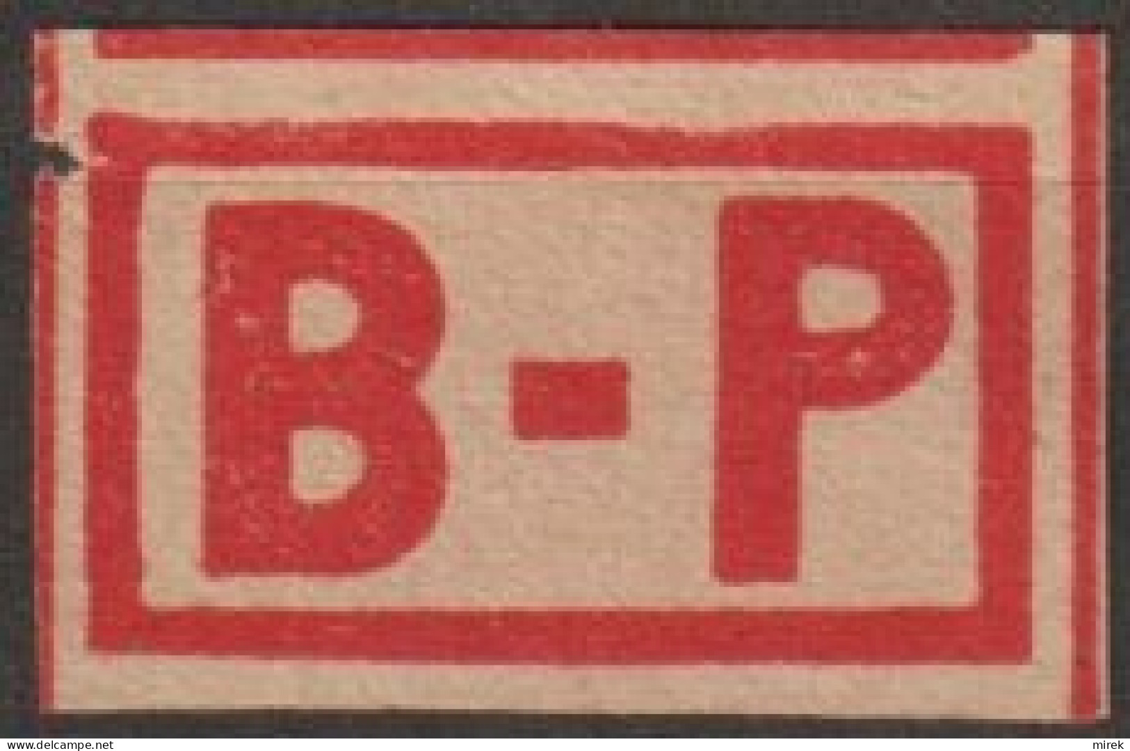03/ Post Parcel Sticker "Packet" - Ungebraucht