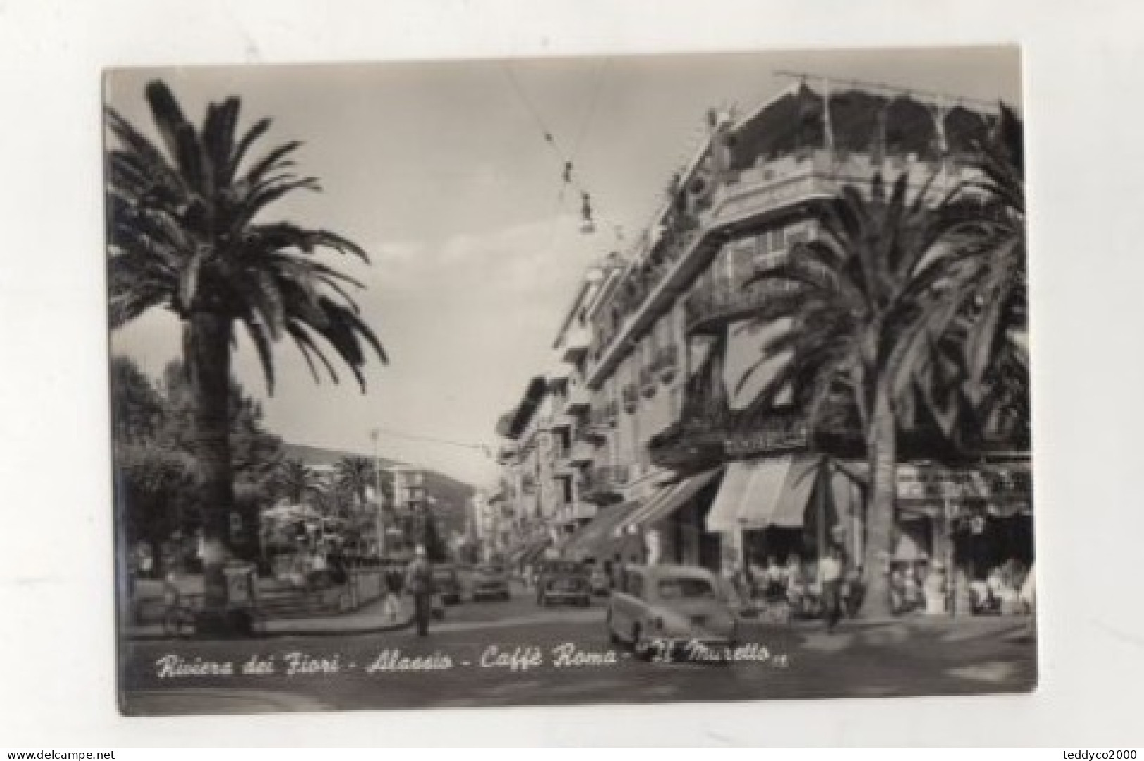 ALASSIO Caffè Roma E Il Muretto 1958 - Other & Unclassified