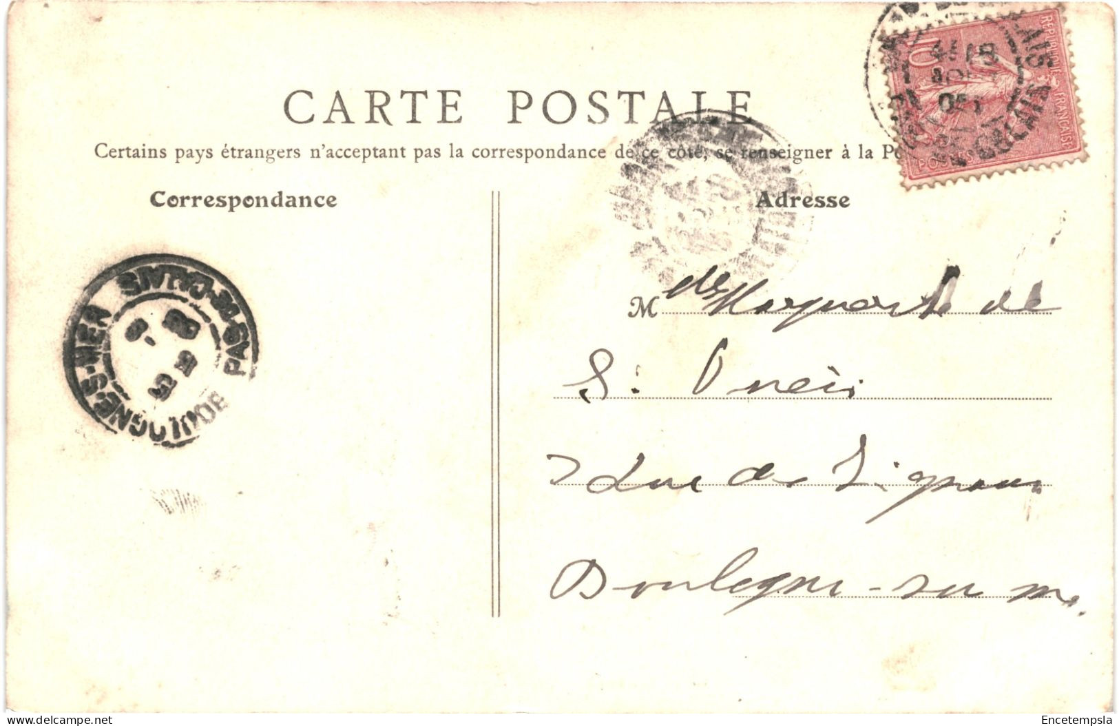 CPA Carte Postale France Calais Quai De La Colonne 1905 VM80872 - Calais