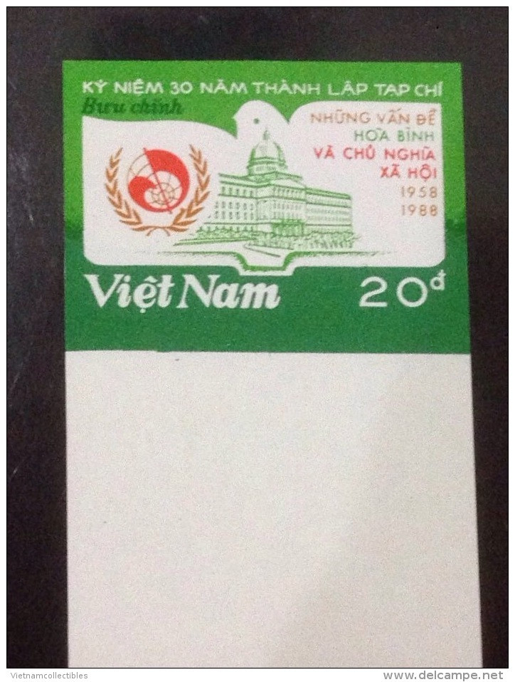 Vietnam MNH Imperf Stamps 1988 : 30th Anniversary Of Viet Nam Magazine (Ms547) - Vietnam