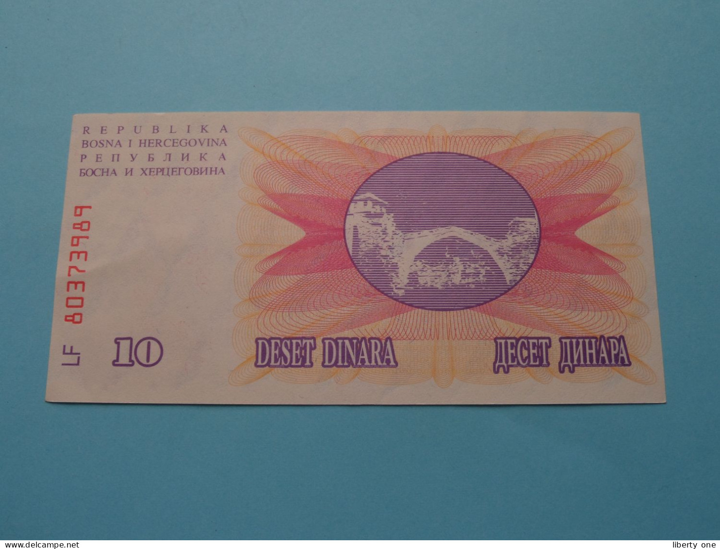10 Dinara - 1992 ( For Grade, Please See Photo ) 3 X ! - Bosnia And Herzegovina