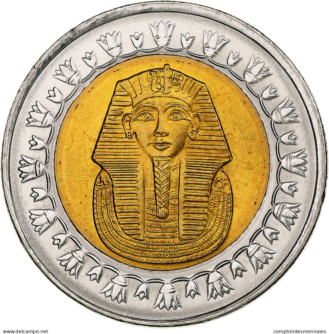 Égypte, Pound, 2010/AH1431, Bimétallique, SPL+, KM:940a - Egypte