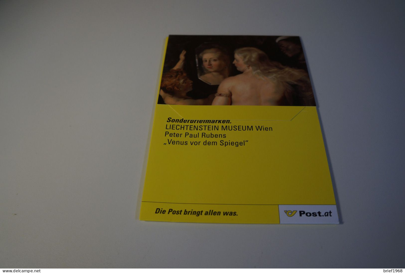 Österreich Folder Rubens Venus Vor Dem Spiegel (28097) - Lettres & Documents