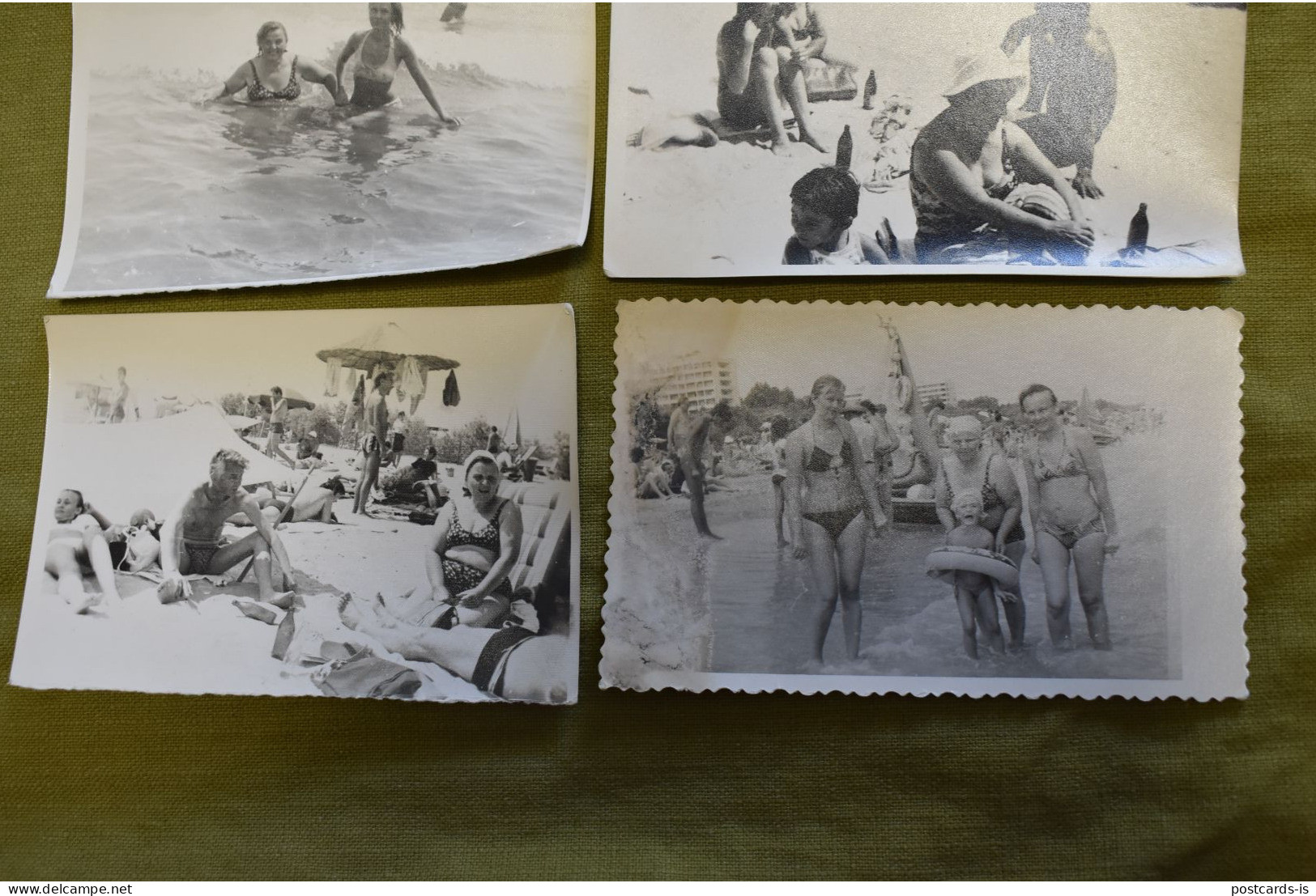 18x Photos Beach Marea Neagra Romania Half-naked Women Sunbathing 1970-1990 - Autres & Non Classés