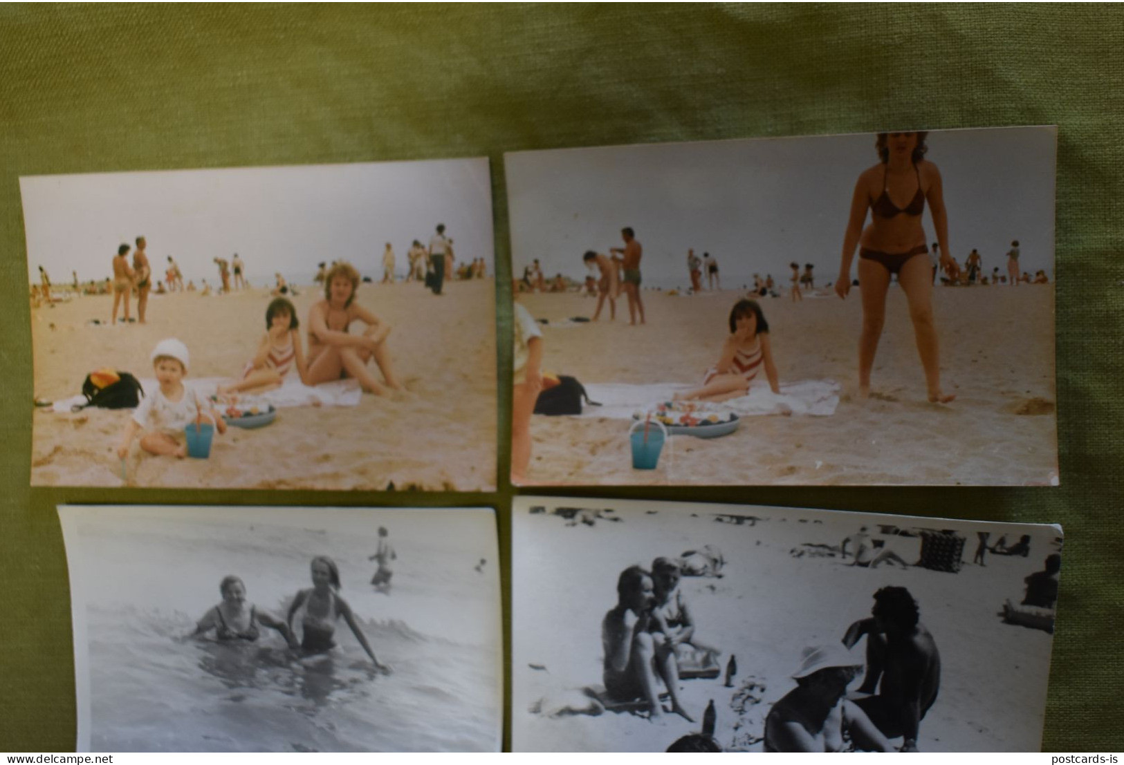 18x Photos Beach Marea Neagra Romania Half-naked Women Sunbathing 1970-1990 - Autres & Non Classés